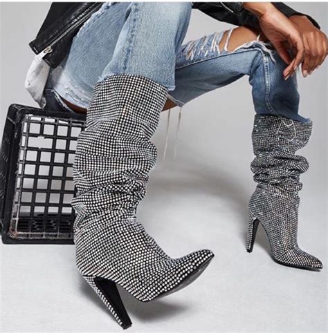 dupe for ysl glitter boots|best designer inspired boot dupes.